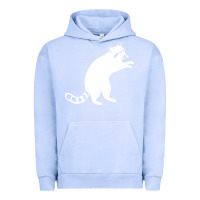 Pigment Grape Ice raccoon Urban Hoodie - linhVisuals