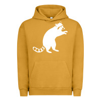 Pigment Peanut Butter raccoon Urban Hoodie - linhVisuals