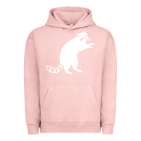 Pigment Salmon raccoon Urban Hoodie - linhVisuals