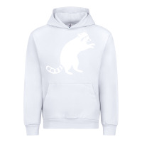 White raccoon Urban Hoodie - linhVisuals