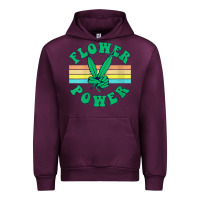 Mauve Wine womens flower power 420 thc pot weed medical marijuana funny weed v ne Urban Hoodie - linhVisuals