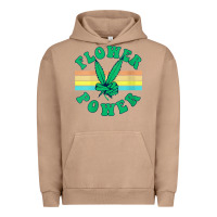 Pigment Burro womens flower power 420 thc pot weed medical marijuana funny weed v ne Urban Hoodie - linhVisuals