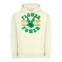 Pigment Pistachio womens flower power 420 thc pot weed medical marijuana funny weed v ne Urban Hoodie - linhVisuals