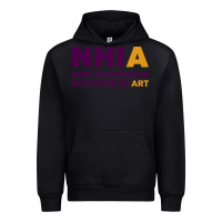 Black New Hampshire Institute of Art Urban Hoodie - linhVisuals