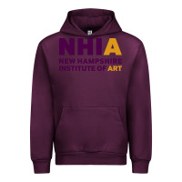 Mauve Wine New Hampshire Institute of Art Urban Hoodie - linhVisuals