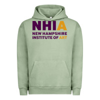 Pigment Oil Green New Hampshire Institute of Art Urban Hoodie - linhVisuals
