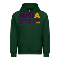 Forest Green New Hampshire Institute of Art Urban Hoodie - linhVisuals
