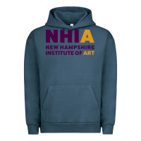 Pigment Midnight Navy New Hampshire Institute of Art Urban Hoodie - linhVisuals