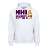 White New Hampshire Institute of Art Urban Hoodie - linhVisuals