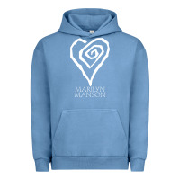 Pigment Pebble Blue marlyn manson special music popular Urban Hoodie - linhVisuals
