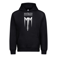 Black marlyn manson special music popular Urban Hoodie - linhVisuals