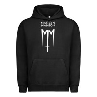 Pigment Black marlyn manson special music popular Urban Hoodie - linhVisuals
