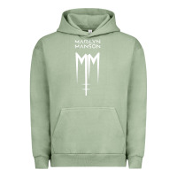 Pigment Oil Green marlyn manson special music popular Urban Hoodie - linhVisuals