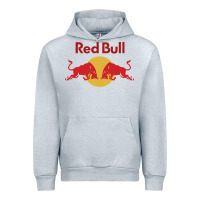 Heather Grey red formula team Urban Hoodie - linhVisuals