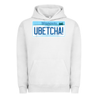 Pigment Lunar Rock ubetcha (you betcha) minnesota license plate t shirt Urban Hoodie - linhVisuals