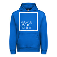 Cobalt people over profit democratic socialism pro socialist symbol t shirt Urban Hoodie - linhVisuals