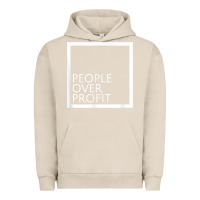 Pigment French Oak people over profit democratic socialism pro socialist symbol t shirt Urban Hoodie - linhVisuals