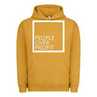 Pigment Peanut Butter people over profit democratic socialism pro socialist symbol t shirt Urban Hoodie - linhVisuals