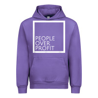 Tulip people over profit democratic socialism pro socialist symbol t shirt Urban Hoodie - linhVisuals