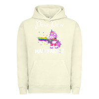 Pigment Pistachio womens pew madafakas funny fantasy unicorn with rainbow gun   white v Urban Hoodie - linhVisuals