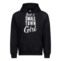 Black womens just a small town girl journey t shirt Urban Hoodie - linhVisuals