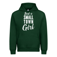Forest Green womens just a small town girl journey t shirt Urban Hoodie - linhVisuals