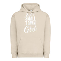 Pigment French Oak womens just a small town girl journey t shirt Urban Hoodie - linhVisuals