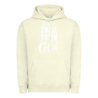 Pigment Pistachio womens just a small town girl journey t shirt Urban Hoodie - linhVisuals