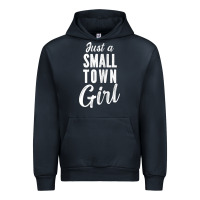 Navy womens just a small town girl journey t shirt Urban Hoodie - linhVisuals