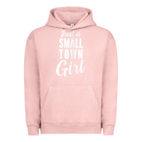 Pigment Salmon womens just a small town girl journey t shirt Urban Hoodie - linhVisuals