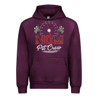 Mauve Wine race car mom pit crew racing family birthday party t shirt Urban Hoodie - linhVisuals