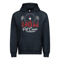 Navy race car mom pit crew racing family birthday party t shirt Urban Hoodie - linhVisuals