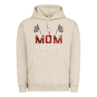 Pigment French Oak race car mom pit crew racing family birthday party t shirt Urban Hoodie - linhVisuals