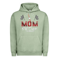 Pigment Oil Green race car mom pit crew racing family birthday party t shirt Urban Hoodie - linhVisuals