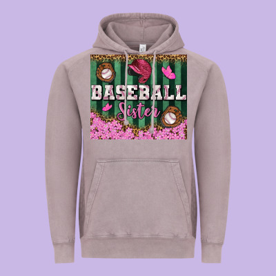 Baseball Sister Tumbler Vintage Hoodie Designed By Bundleandbundleshop