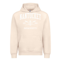 Sandshell nantucket ma vintage crossed oars & boat anchor sports pullover hoodie Urban Hoodie - linhVisuals