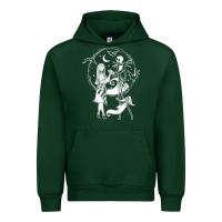 Forest Green nightmare before christmas jack and sally t shirt Urban Hoodie - linhVisuals