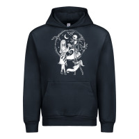 Navy nightmare before christmas jack and sally t shirt Urban Hoodie - linhVisuals
