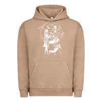Pigment Burro nightmare before christmas jack and sally t shirt Urban Hoodie - linhVisuals