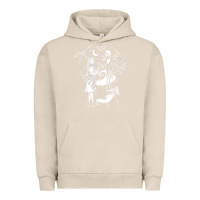 Pigment French Oak nightmare before christmas jack and sally t shirt Urban Hoodie - linhVisuals