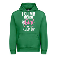 Emerald climbing climb mountain climbing like a girl 345 climb climbing lover Urban Hoodie - linhVisuals