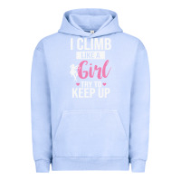 Pigment Grape Ice climbing climb mountain climbing like a girl 345 climb climbing lover Urban Hoodie - linhVisuals