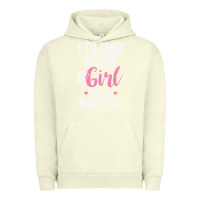 Pigment Pistachio climbing climb mountain climbing like a girl 345 climb climbing lover Urban Hoodie - linhVisuals