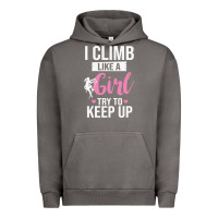 Pigment Tornado climbing climb mountain climbing like a girl 345 climb climbing lover Urban Hoodie - linhVisuals