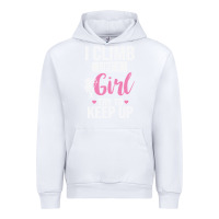White climbing climb mountain climbing like a girl 345 climb climbing lover Urban Hoodie - linhVisuals