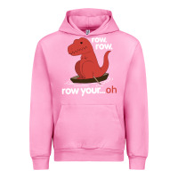 Fuchsia Pink dinosaur dino trex row t rex saurus Urban Hoodie - linhVisuals