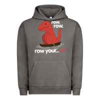 Pigment Tornado dinosaur dino trex row t rex saurus Urban Hoodie - linhVisuals