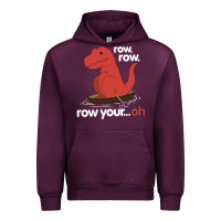 Mauve Wine dinosaur dino trex row t rex saurus Urban Hoodie - linhVisuals