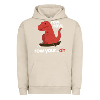 Pigment French Oak dinosaur dino trex row t rex saurus Urban Hoodie - linhVisuals