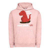 Pigment Salmon dinosaur dino trex row t rex saurus Urban Hoodie - linhVisuals